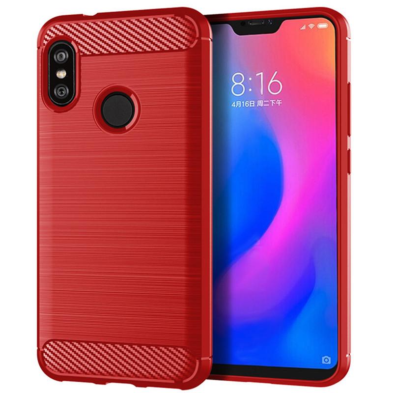 Shockproof Phone Cover for xiaomi A2 Lite Mi A2 lite MiA2 Lite Soft Carbon Fiber Case For redmi 6 pro Redmi6 pro Silicone Case