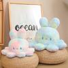Stofftier 20-50cm Flauschiges Wende-Plüschtier Buntes Kaninchen Oktopus Doppelseitig Umkehrbar Cosplay Plüschtier Peluche Kuscheliges Geschenk