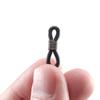 50pcs Black/white Adjustable Lanyard Cord Rubber Connectors Strap Eyelets for Transparent Glasses Band Rope Eyewear Accessories
