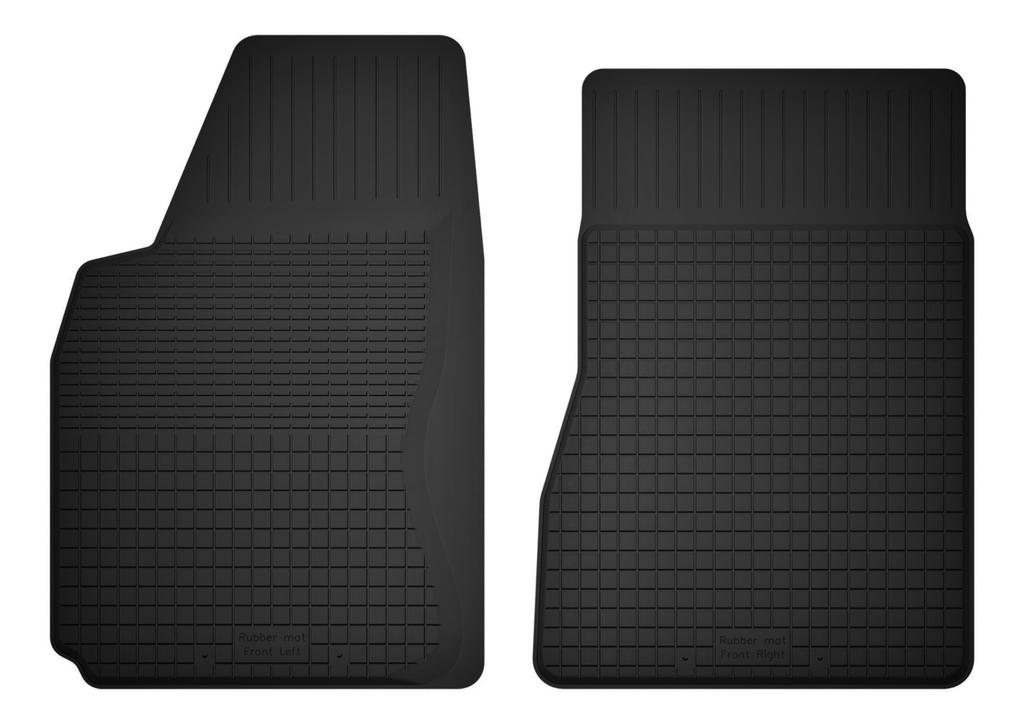 Front rubber car mats, universal for: Dodge Stratus sedan (1995-2001)