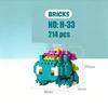 Micro Building Blocks Charmander Pikachu Action Figures Gengar Mini Bricks Model Diy Puzzle Toy For Kids Toys Gift