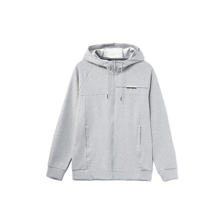 Li Ning Jacke Herren Heather Grau Ziegelgrau AWDR429-4