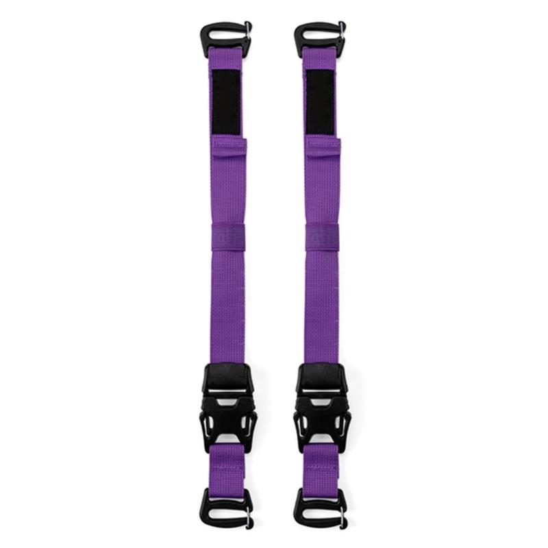 2pack Regulable Luggage Strap with Secure Buckles Luggage Bundling Packing Strap for Travel Camping фиолетовый