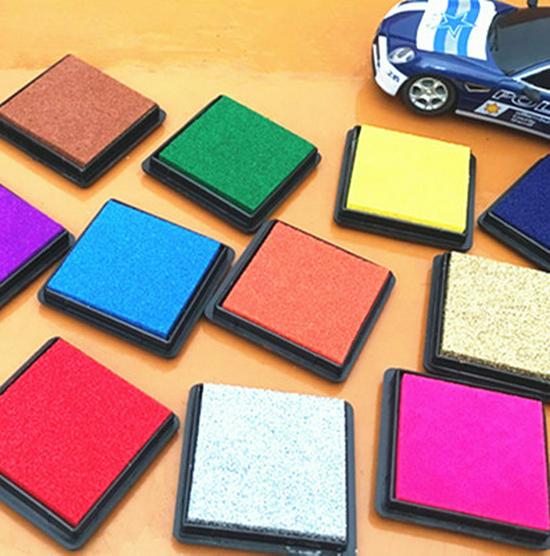 Creative 4x4cm Ink Pad Set - 15 Colors for Teachers
