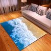 Beach Concept Landscape Living Room Carpet Bedroom Dining Room Floor Mat Pattern Size