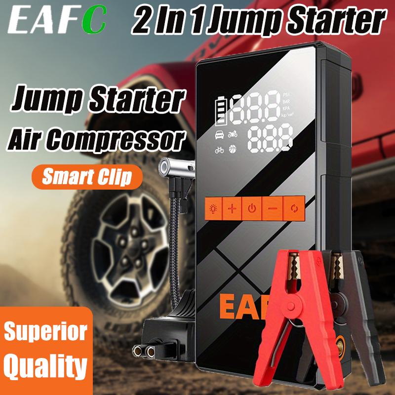 

EAFC 2 IN 1 Jump Starter with Air Compressor, Emergency Starting Power Supply with 150PSI Air Pump