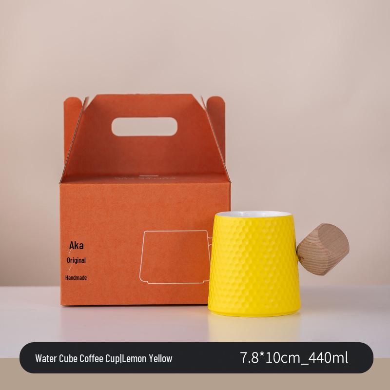 

Retro Lux Coffee & Milk Cup Gift Box - Exquisite Office Design Other