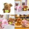 Adorable Capybara Plush Keychain With Flapping Wings Soft Pp Cotton Stuffed Animal