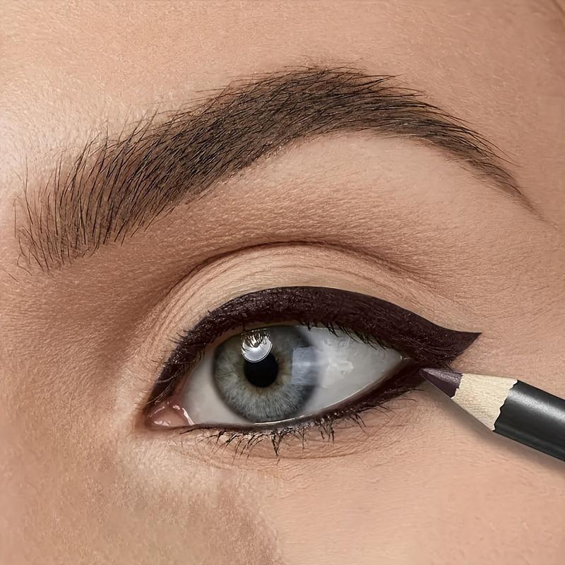Wasserfester und schweißresistenter Eyeliner-Stift mit langem Halt und hartem Kern – Farbe: Schwarz – Einfach aufzutragen