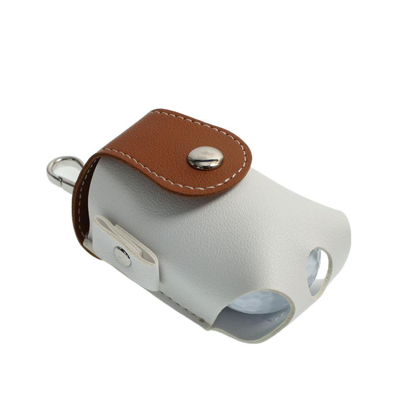 1PC Mini Bag PU Leather Waist Hanging Golf Ping Pong Storage Bag Men's Belt Bag Sports Accessories