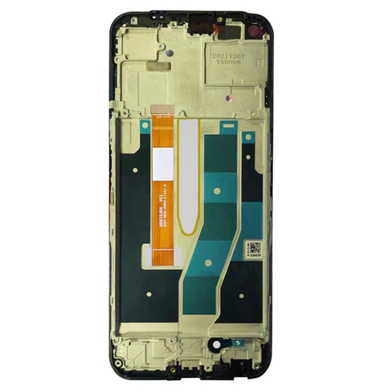 For Realme V25 OEM Grade B LCD Screen and Digitizer Assembly+Frame Part (without Logo)
