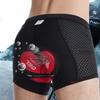 3D Padded Riding Underpants Polyester, Silicone Cycling Shorts  Indoor Cycling