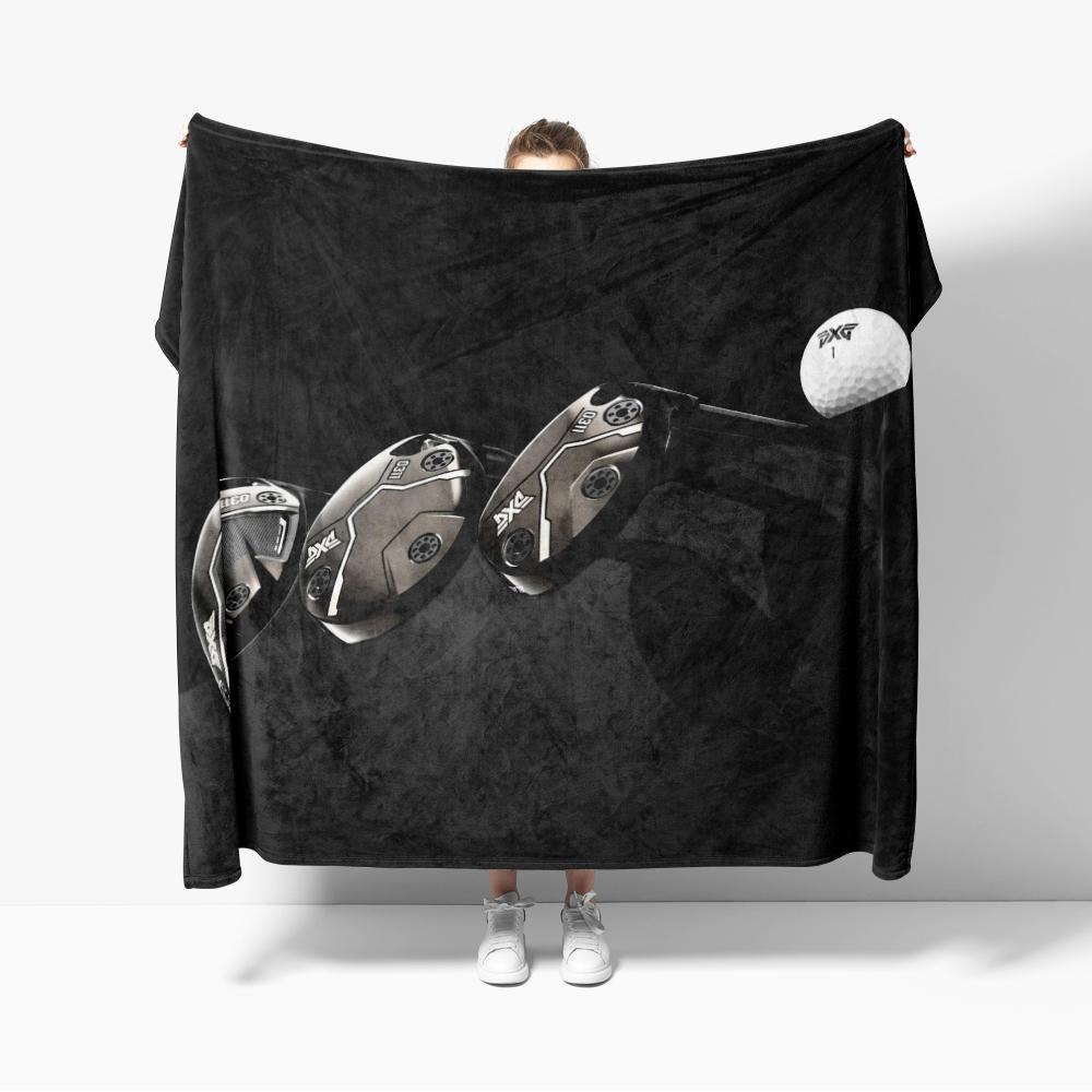 Golf PXGs Flannel Blanket Golfs Sports Blanket for Sofa Decoration Outdoor Decoration
