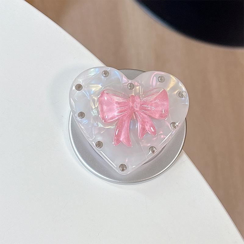 Korean Style Bowknot Magnetic Magsafe Phone Holder for Desktop Viewing