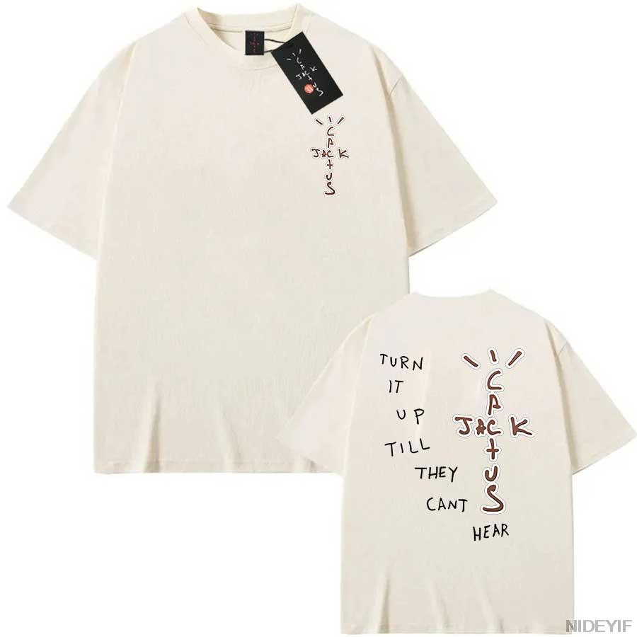 Summer New T Shirt Men Women Fashion Hip Hop T Shirts Cactus Jack Loose Short Sleeve Fans Gift Tops Men Look Mom I Can Fly K27