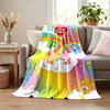 Care bear blanket Flannel Blanket Soft Cozy Plush Throw for Sofa Bed Lightweight Home Decoration