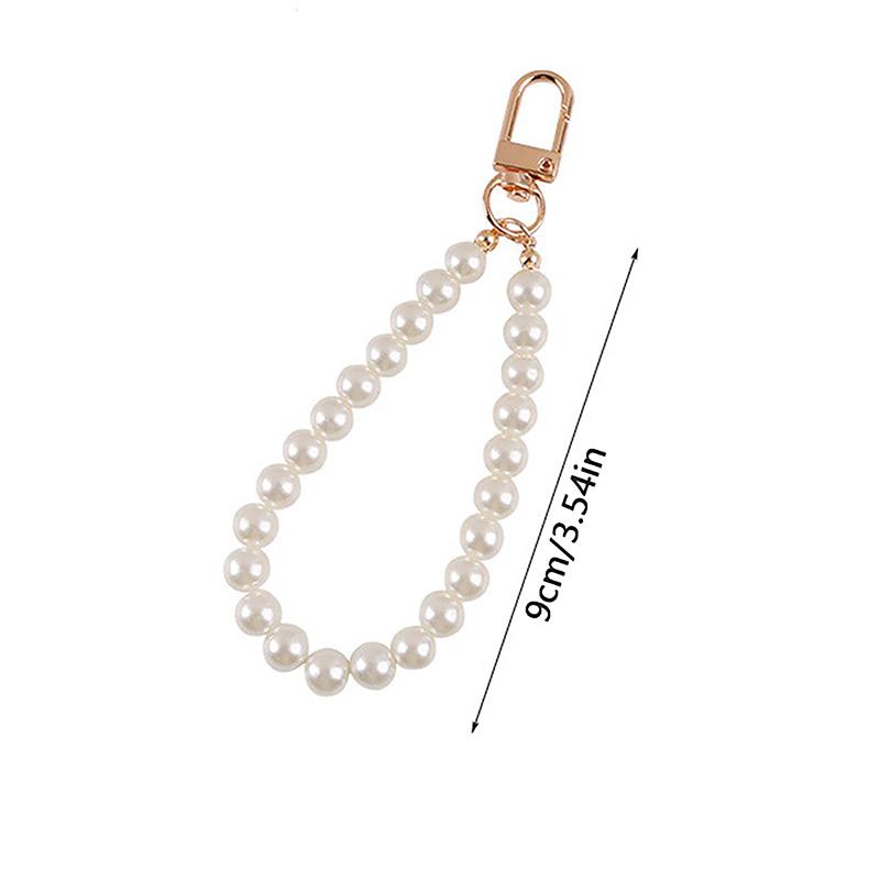 Set 6 Portachiavi Da Polso Con Perle Colorate – Accessorio Moda Donna Per Borse E Chiavi