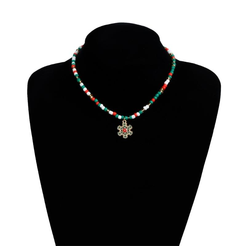 Fanciful Multicolored Sequined Mixture Necklace Comfortable Christmas Decoration For Parties School Incidents Parades
