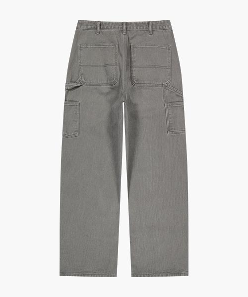 ERRORS EXCEPTED Dp663Gr Double Knee Carpenter Pants (Grey)