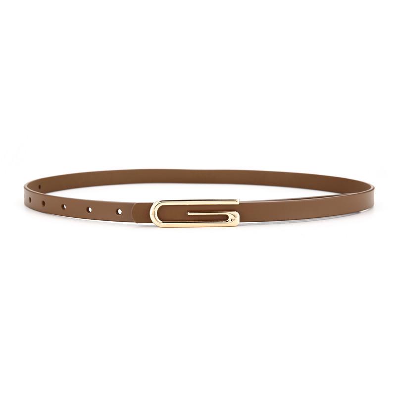 Chic Genuine Leather Waist Belt for Women - Perfect for Skirts, Jeans, and Korean Style Fashion.