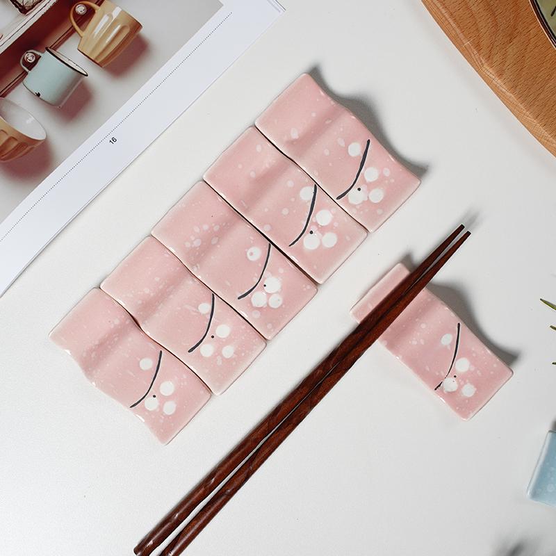 Japanese Ceramic Chopstick and Spoon Rest for Home and Restaurant Use