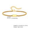 Gold Color Men's Chain Bracelet,Hiphop Stainless Steel Chunky Chain Wristband,Rock Punk Jewelry Gift for Dad Son BBF Him
