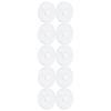10pcs Nail Art Storage Box 12 Grids Round Dustproof Clear Jewelry Organize Container for Beads