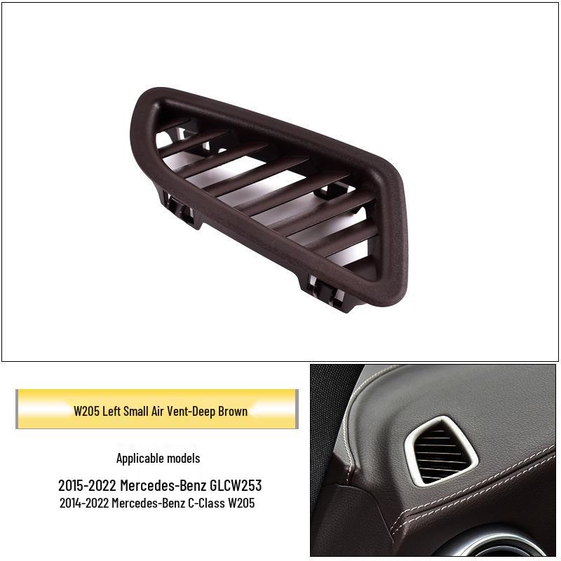 Mercedes-Benz C-Klass, E-Klass, GLC Instrumentbräda Luftventiler: W205, W212, W213 Främre instrumentpanel AC-ventiler
