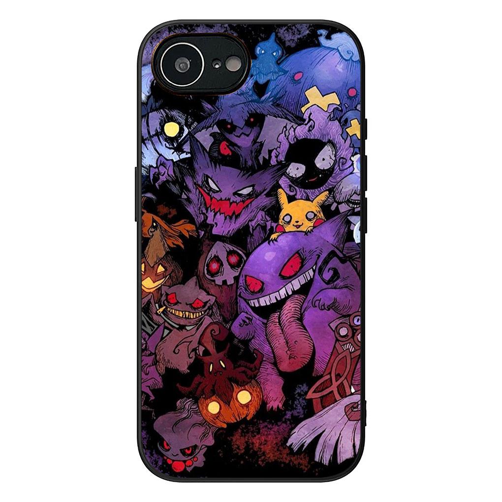 Silicone Cover for Xiaomi Redmi Note 12 11 10 Pro 10A 10C 12C 14C A4 Note12 5G Phone Case P-Pokemons GO-Gengars P-Pikachus