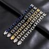 Pulsera Punk de Cadena de Motocicleta Rock Niche para Hombres - Acero Inoxidable Estilo Europeo Americano