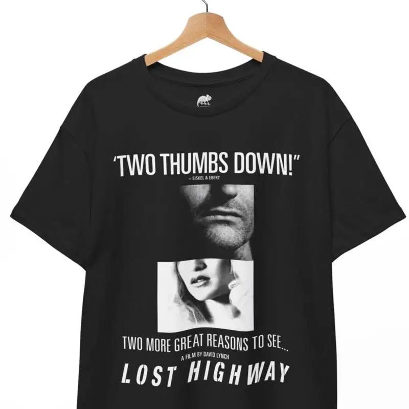 

Lost Highway Two Thumbs down T-Shirt, Film Horror Movie Halloween, Unisex Tee 5XL різнокольоровий
