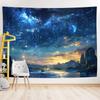 Elegant Starry Sky Tapestry For Home Decor  Vibrant Galaxy Design Soft Polyester Fabric FeatherFree And WrinkleResistant