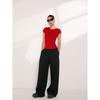 Discoglam 3-Color Basic American Millennium Low Waist Sweatpants Lightweight Wide Leg Pants Casual Pants Sweat pants Summer