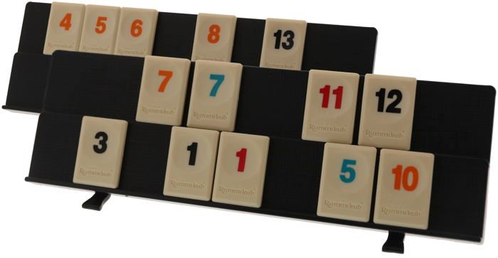 Jeu de société - rummikub - 926327 - version de voyage - 106 fiches - a partir de 6 ans