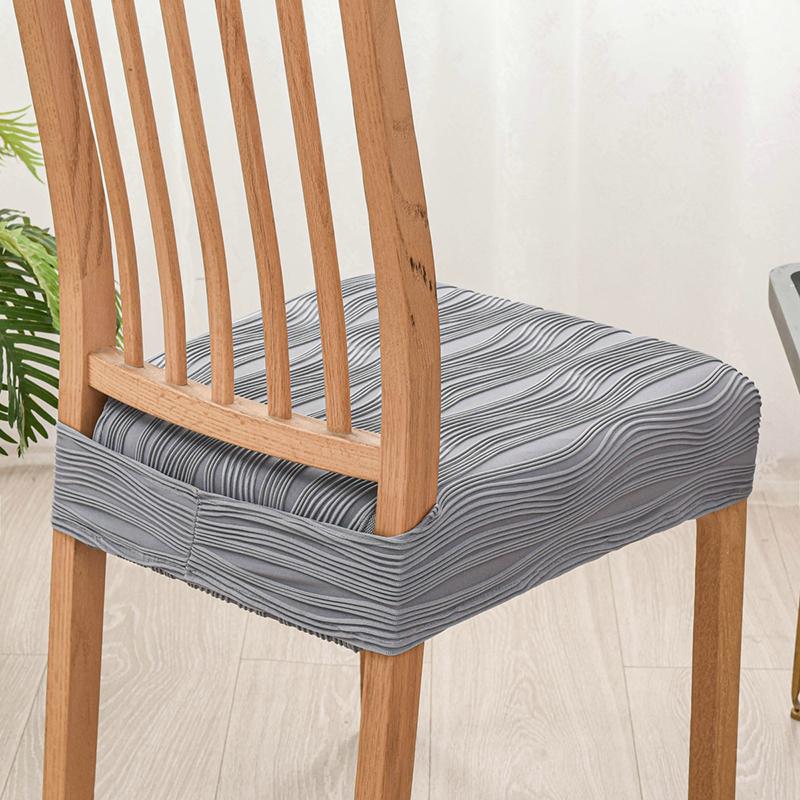 Thick Stretch Dining Chair Cover Washable Seat Protector For Kitchen Living Room 1 Piece