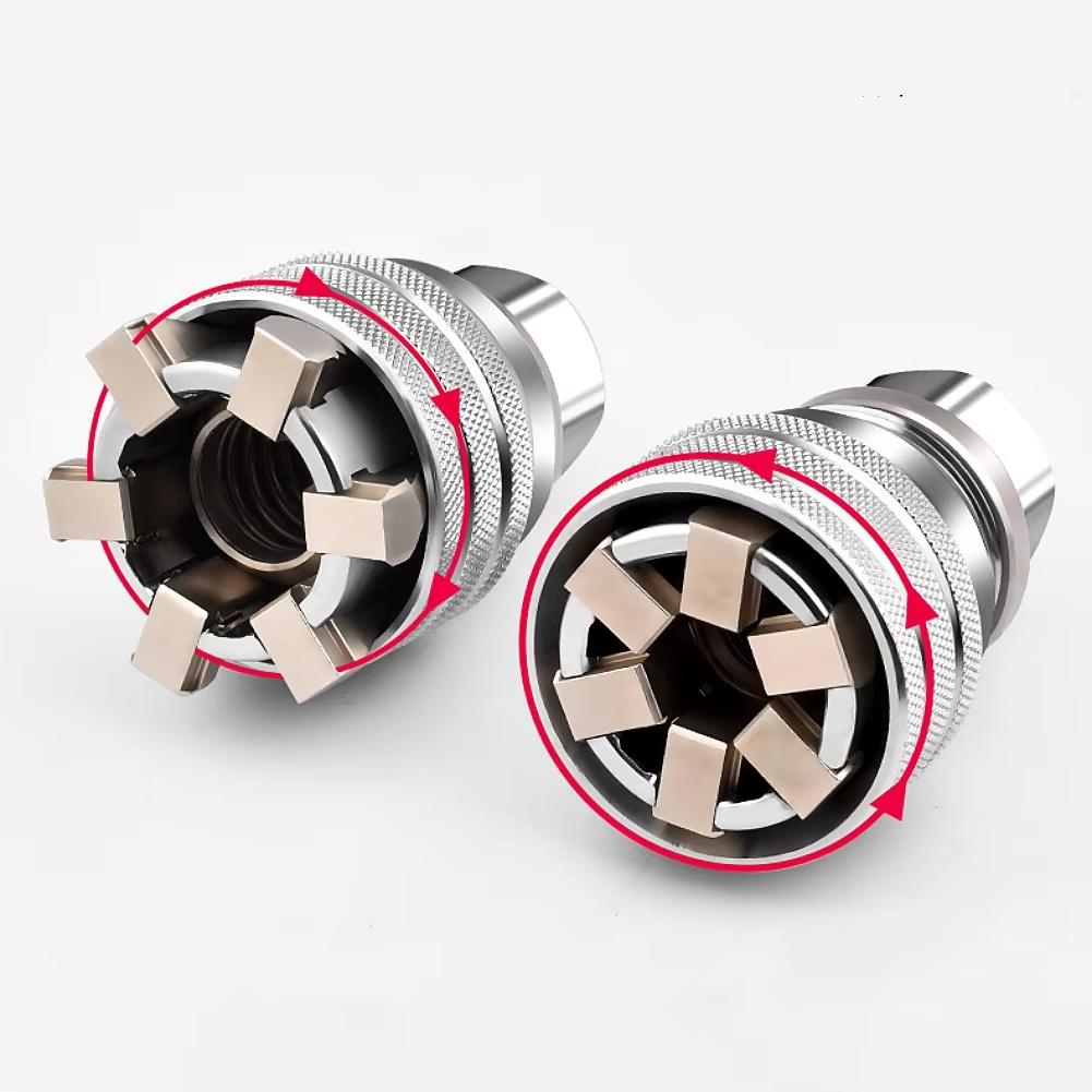 Universal Adjustable Wrench 3/8 Inch 10-19mm Socket Torque Ratchet Wrench Head for Repair and Multifunctional Use