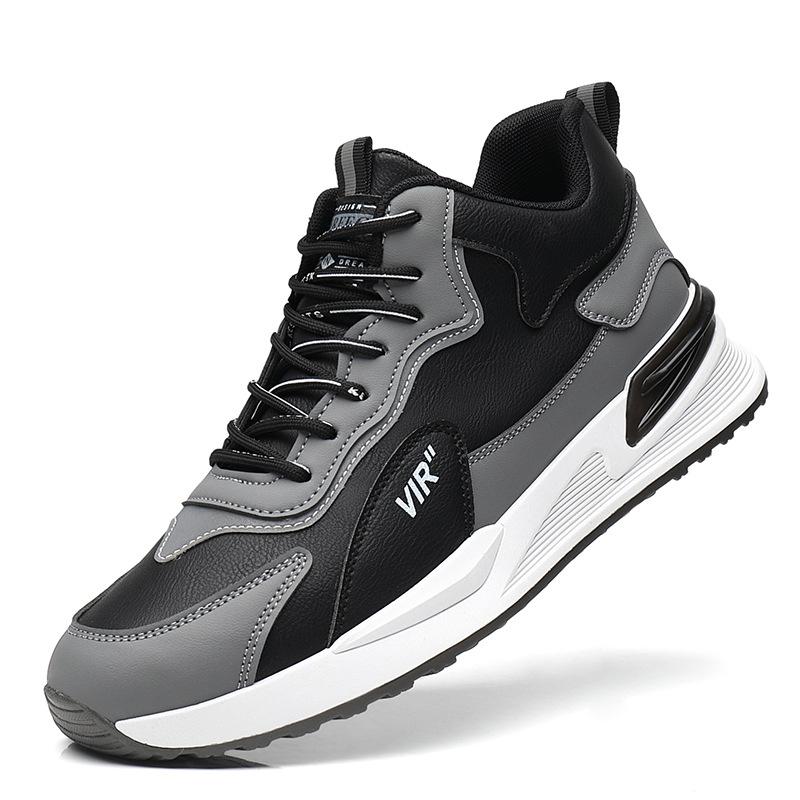 

Autumn and winter velvet Forrest Gump sneakers men s 2025 spring new trendy shoes men s casual shoes running daily 39 чёрный