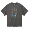 RADINEO Cute Short Sleeve T-Shirt Gray