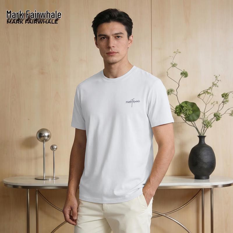 Mark Fairwhale Men's Breathable Cotton Short Sleeve T-shirt