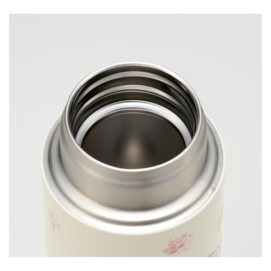 Skater Mug Kogimyun Flower Wreath Stainless Steel Water Bottle, Design, 350ml, Ultra-Lightweight Bottle, STYL4-A