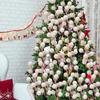 4/20PCS Artificial White Berries Stems DIY Christmas Tree Berry Branch Ornament Wedding Home Party Fake Fruit Flower Decoration