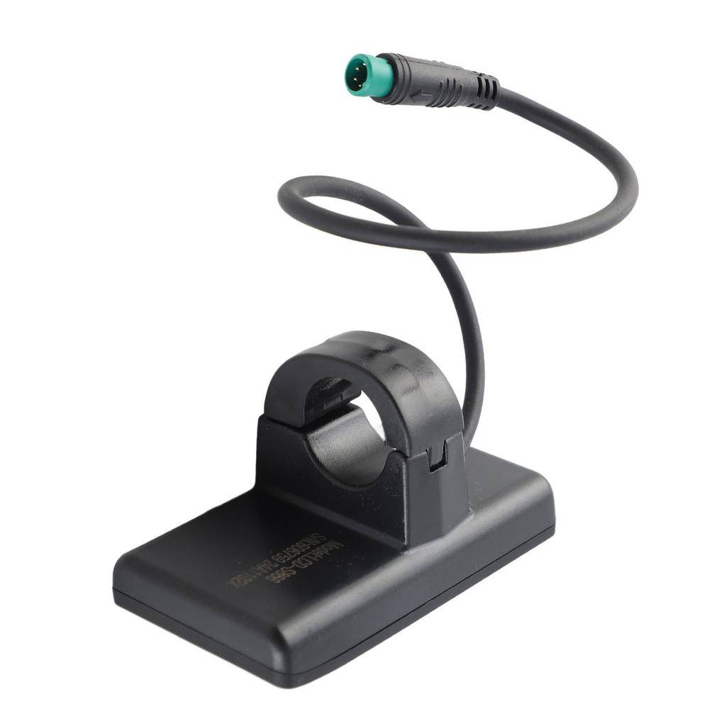 Elektrorad LCD-Display ABS-Material Elektrorad LCD-Panel Großer Bildschirm Wasserdichter Anschluss Passend für 22,2 mm / 0,9 Zoll Lenker