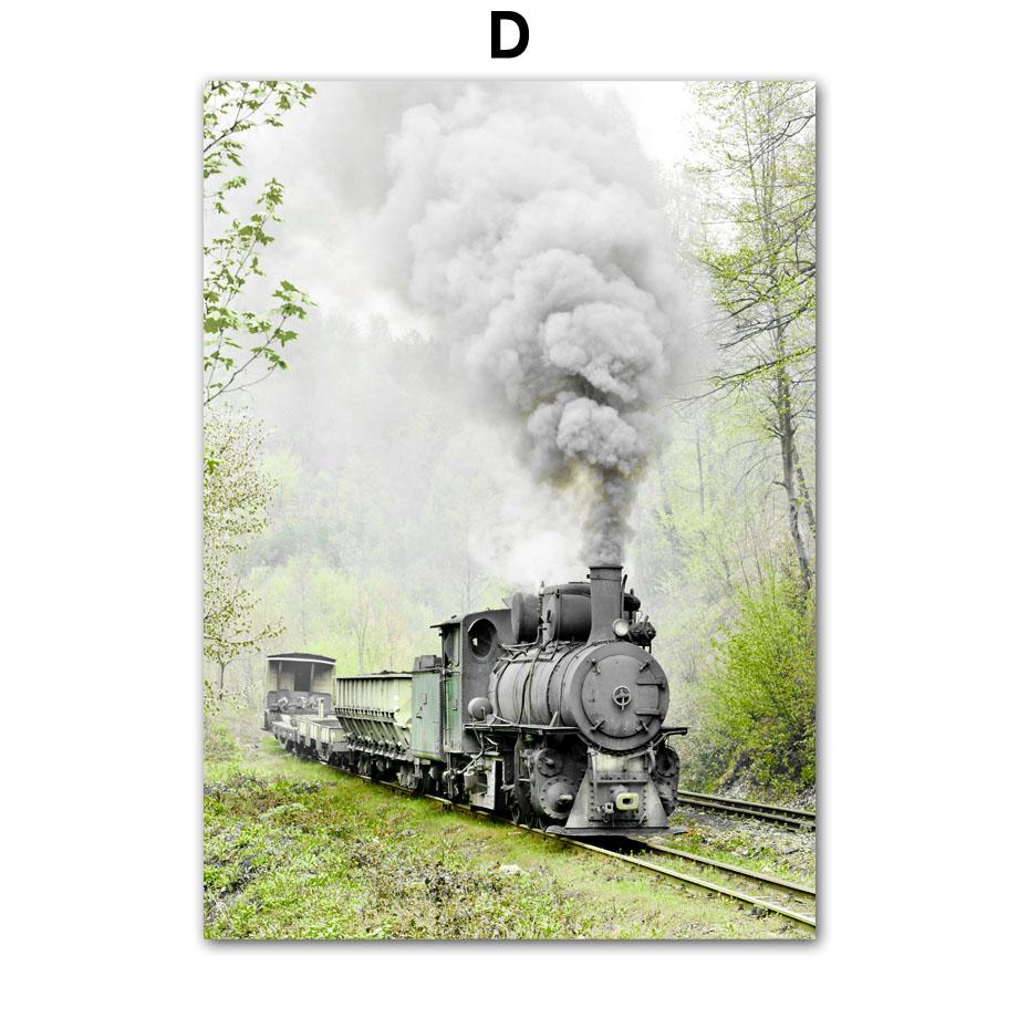 Câmp verde Natură primăvară plantă moara de vânt botanică mașină pictură pe pânză fermă poster artă perete imagine pentru camera de zi decor acasă