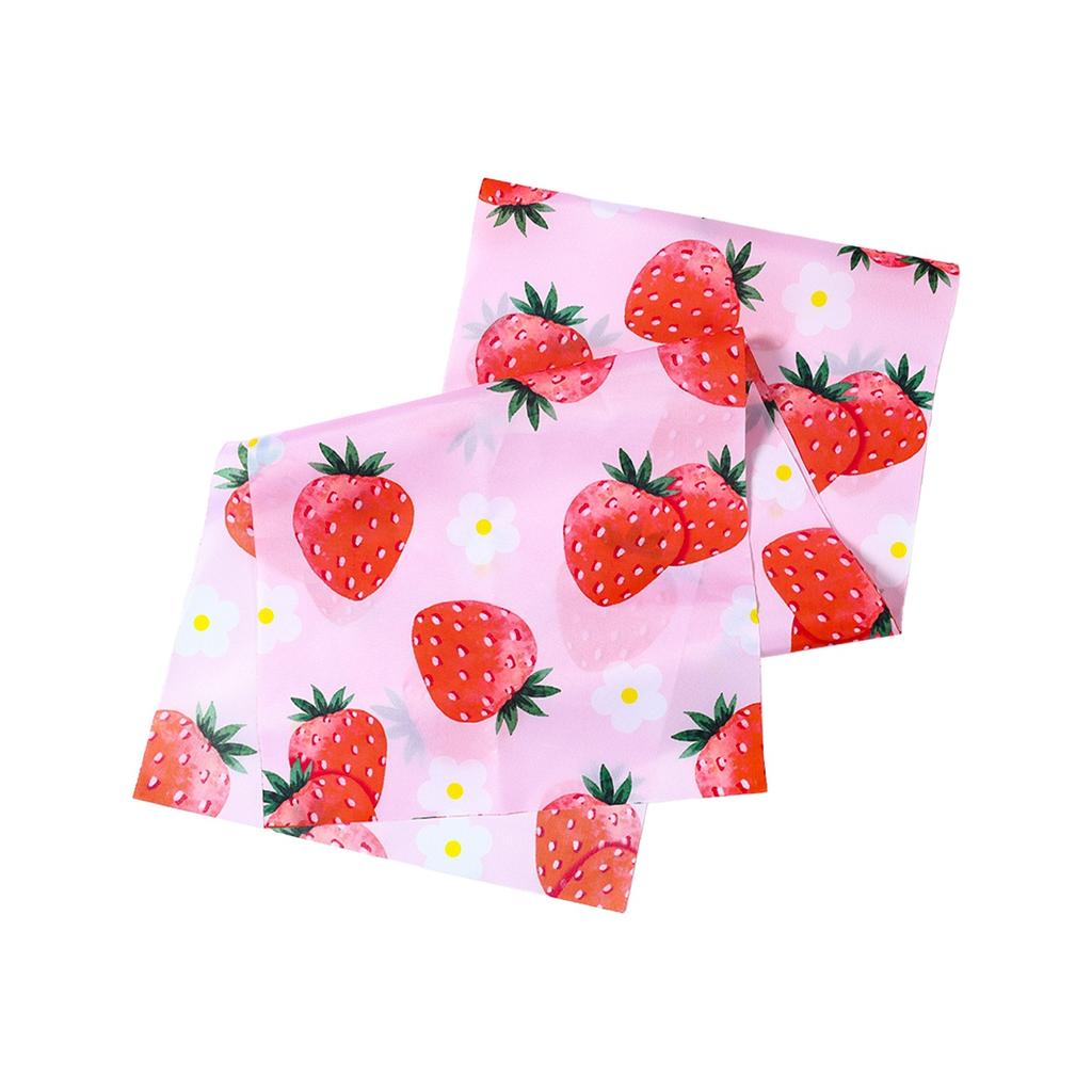 Summer Decorations Strawberry Table Runner Strawberry Shortcake Party Decorations Strawberry First Birthday Party Decorations