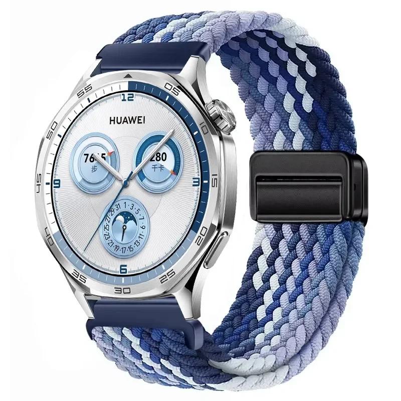22mm 20mm Nylon Loop Band for Huawei Watch GT5 Pro/GT5 4 Pro GT3 2 GT2e Replaceable wristband for Huawei Watch 46mm 42mm Strap