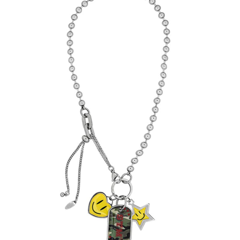 

SENTIMENTS no.548 [RED] SMILE SOLDIER necklace RED