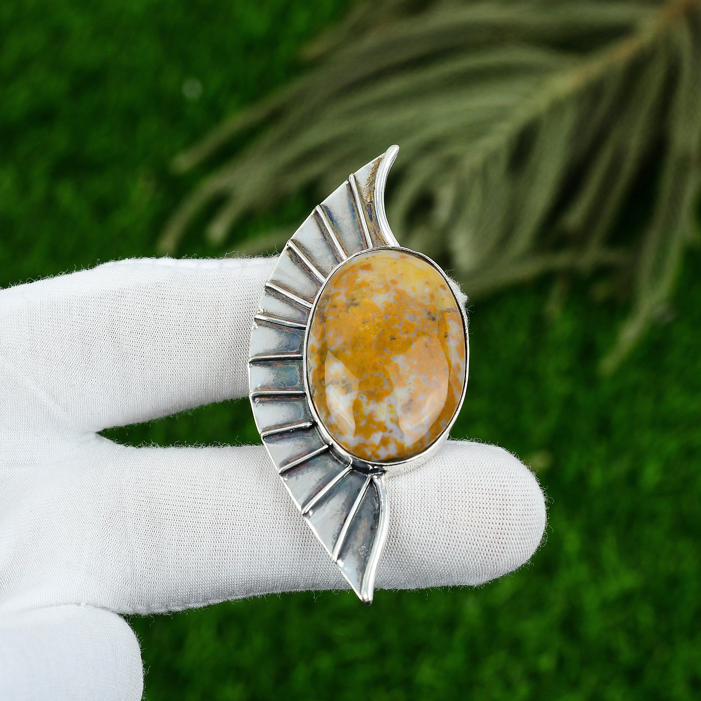 Daughters Day Deal 925 Silver Polka Dot Agate Gemstone Wedding Pendant Jewelry