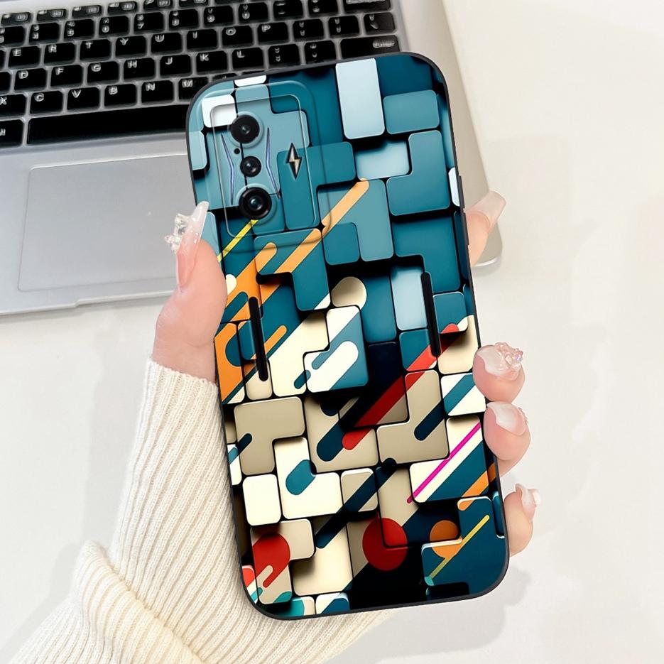 For Xiaomi Poco F4 GT Case Luxury Candy Painted Cover Shockproof Soft TPU Phone Case For Xiaomi Poco F4 PocoF4 GT 5G Fundas Bags