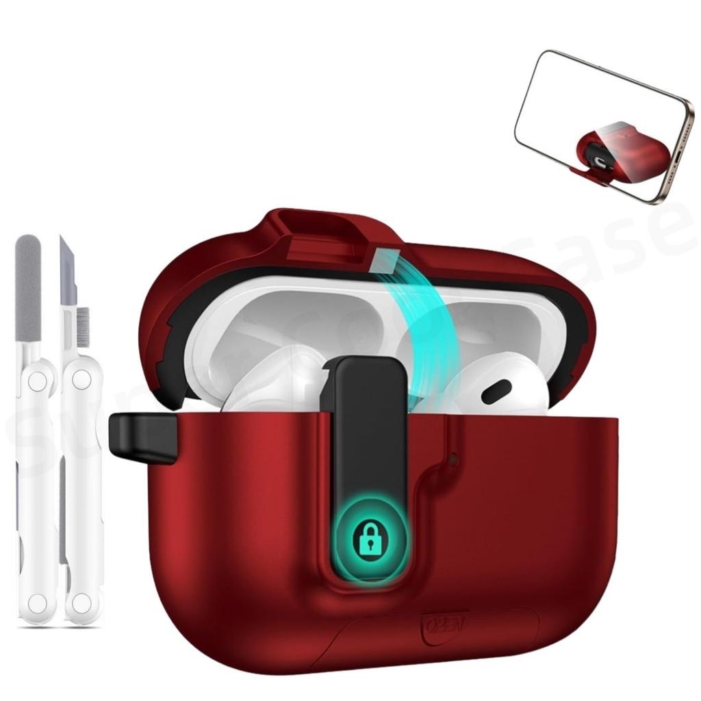 For AirPods Pro 3 Earphone Case For AirPods Pro 3 Case Full Body Shockproof Protective Phone Stand Style Case For AirPods Pro 3