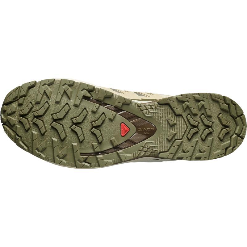 SALOMON XA Pro 3D V9 Breathable Low Top Running Shoes Men's Green Beige Sneakers 478202
